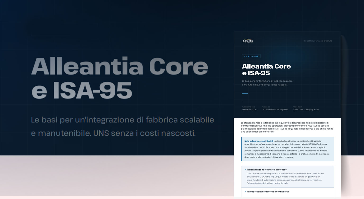 ISA-95: il layer semantico che rende UNS davvero efficace